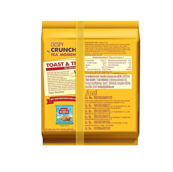 Britannia Toastea Rusk – Premium Baked Snack with Tea - Image 2