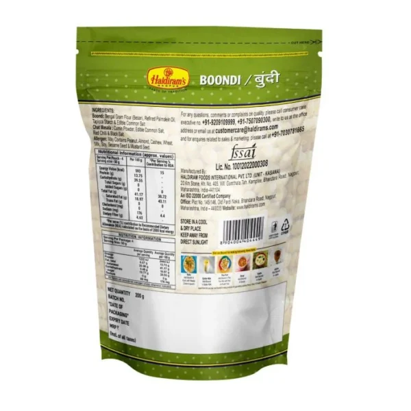 Haldiram Boondi 200g - Image 2