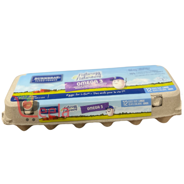 Omega 3 Large White Eggs - Pack of 12